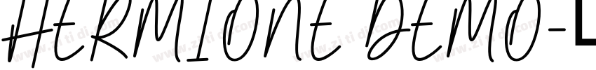 HERMIONE DEMO字体转换